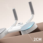 Close-up view of the adjustable design of a multi-functional fitness board with a 2CM feature highlighted.