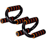 gym training parallettes for push-ups, made with foam grips and durable material, perfect for home and outdoor fitness.