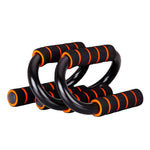 gym training parallettes with foam grip for push-ups and strength workouts, suitable for home and outdoor fitness.