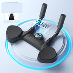 multi-functional fitness board with digital display and ergonomic grips, ideal for home and office workout.