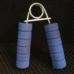 hand strength training equipment for hand exercise and rehabilitation with blue foam grips