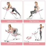 Ab Machine Abdominal Exercise Cruncher Trainer Body Shaper Gym Equipment Trainer