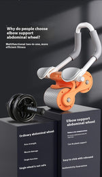 Elbow Support Double-wheel AB Roller Training Fitness Equipment