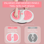 Waist Whispers Waist Twisting Disc - Enlarged Waist Sculptor Machine Twister With Handles For Home Exercise Workout, Waist Trainer Twisting Disc Board For Women Weight Loss-Body Shaping-Foot Massage