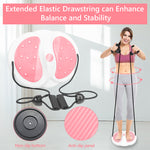 Waist Whispers Waist Twisting Disc - Enlarged Waist Sculptor Machine Twister With Handles For Home Exercise Workout, Waist Trainer Twisting Disc Board For Women Weight Loss-Body Shaping-Foot Massage