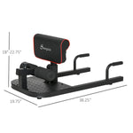 3-in-1 Padded Push Up Sit Up Deep Sissy Squat Machine Abs Training Home Gym Fitness Workout Equipment