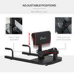 3-in-1 Padded Push Up Sit Up Deep Sissy Squat Machine Abs Training Home Gym Fitness Workout Equipment